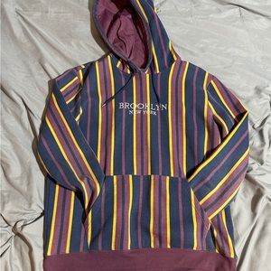 Brooklyn New York multicolored hoodie like new, barely worn.